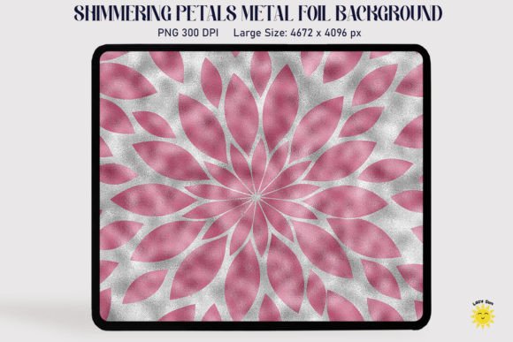 Download Shimmering Petals Metal Foil Background - Premium Resources