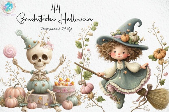 Download Brushstroke Halloween Clipart PNG - Halloween clipart png Collection