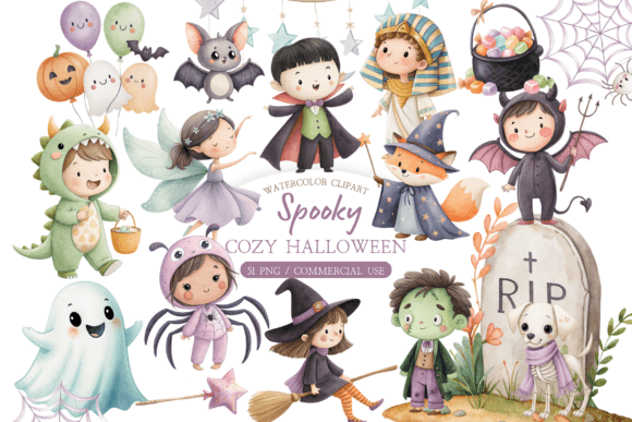 Download Watercolor Halloween Clipart PNG - Halloween clipart png Collection