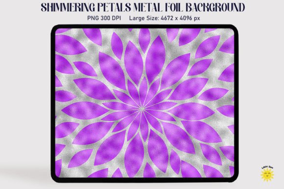 Download Shimmering Petals Metal Foil Background - Premium Resources