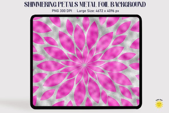 Download Shimmering Petals Metal Foil Background - Premium Bundle