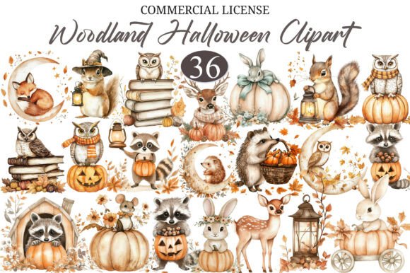 Download Woodland Halloween Clipart PNG - Halloween clipart png Collection