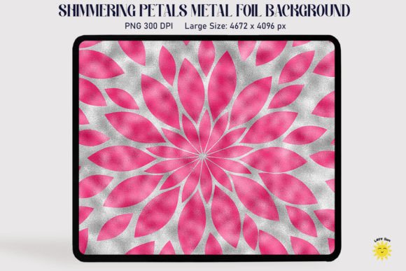 Download Shimmering Petals Metal Foil Background - Premium Resources