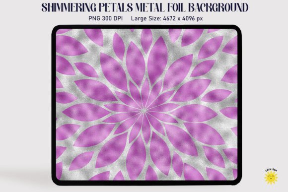 Download Shimmering Petals Metal Foil Background - Premium Resources
