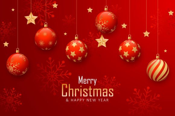 Download Realistic Christmas Background Design - Christmas background design Collection