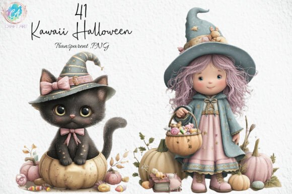 Download Kawaii Halloween Clipart PNG - Halloween clipart png Collection