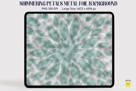 Download Shimmering Petals Metal Foil Background - Premium Bundle